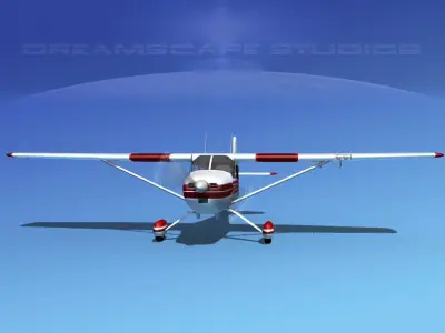 Cessna 170 V04 3D model