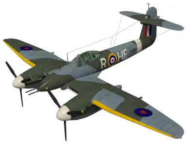Westland Whirlwind 3D model