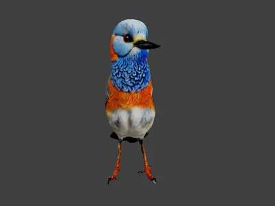 Bird Animal Low-poly 3D model