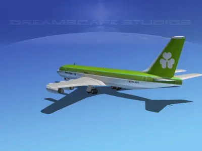 Boeing 707 Aer Lingus 3D model