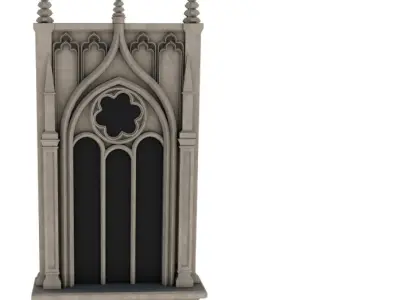 Gothic Window collection 3D model