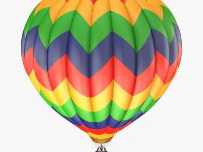 Hot Air Balloon v 2 3D model
