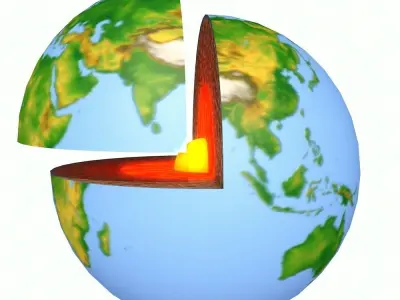 Earth Part 3D model