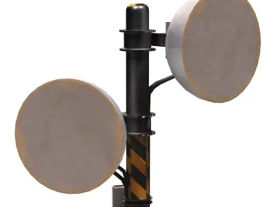 Radio Antenna 3D model