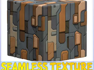 SciFi Seamless Texture Texture 85