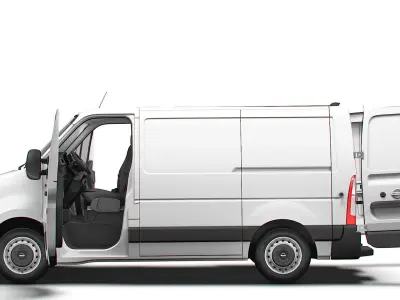 Nissan NV400 Van L1H1 HQ Interior 2021 3D model