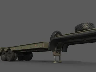 Tank Trailer 3D model