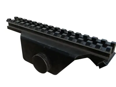 UTG 4-Point Locking Deluxe M14 M1A Scope Mount PBR Low-poly 3D model