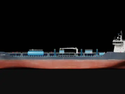 Chemical Tanker 3D model