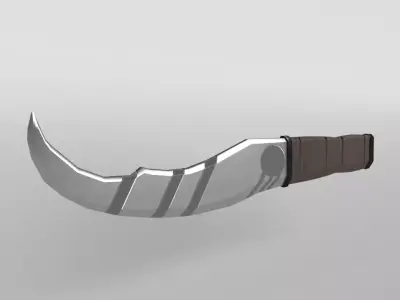 Knife 001 Free low-poly 3D model