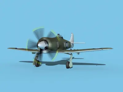Hawker Tempest MKII NZAF 3D model