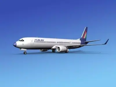 Boeing 737-900ER Malev Hungarian Airlines 3D model