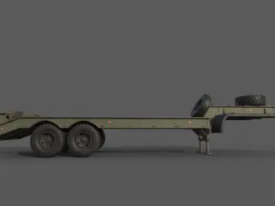 Tank Trailer 3D model