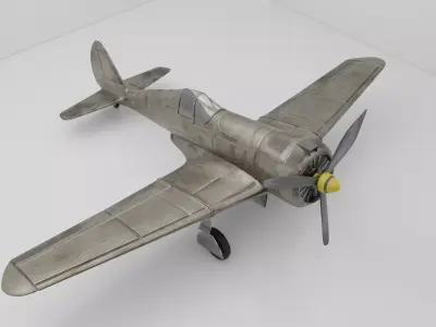 Curtiss Wright 21B 3D model
