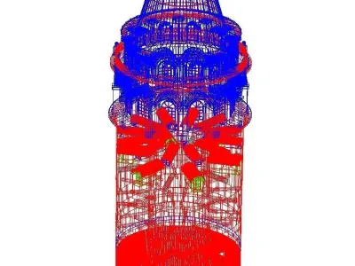 The Galata Tower Low-poly 3D model