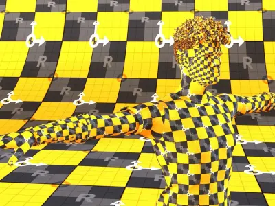 African Male 02 Low-poly 3D model