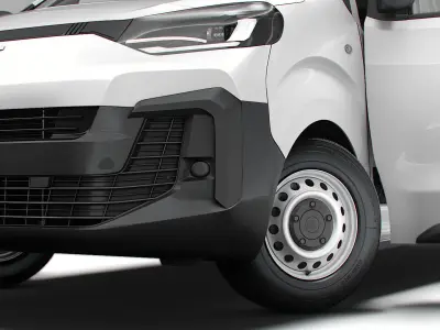 Fiat Scudo Tailgate Van L2 HQ Interior 2025 3D model