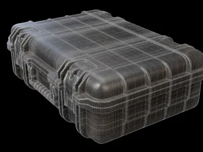 Container hard case Free 3D model