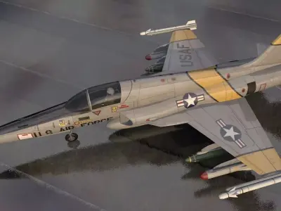 Northrop F-5E Tiger II  3D model