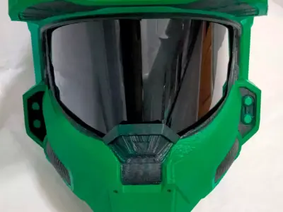 REAL HALO HELMET MASTER CHIEF 3D print model