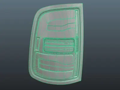 5th GEN RAM CUSTOM TAIL-LIGHTS 3D model