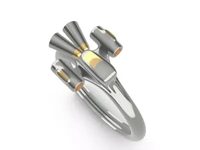 jet ring stl files verified 3D print model