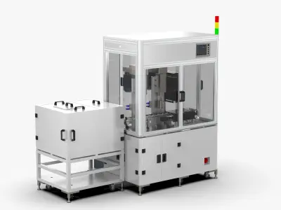 Fully Automatic Drilling and Tapping Machine 3D model