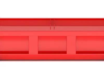 Snow Pusher Attachment Tractor Snow Removal Blade 3D model