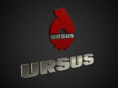 ursus logo 3D model
