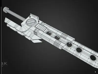 Leviathan Blade Low-poly 3D model