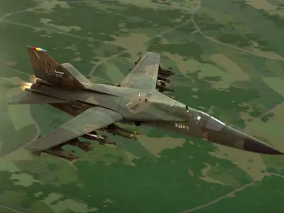 General Dynamics F-111 3D model 3D model