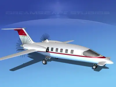 Piaggio P180 Avanti V15 3D model