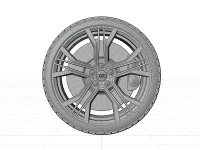 Audi A7 Sportback 2018 Wheel 3D model
