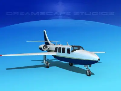 Piper Aerostar FJ-100 Fanjet V02 3D model