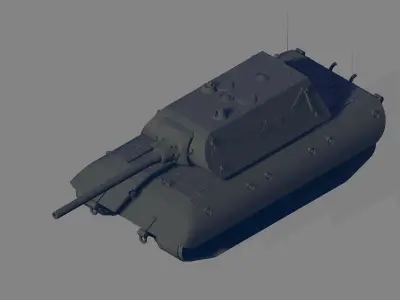 E 100 Tank 3D model