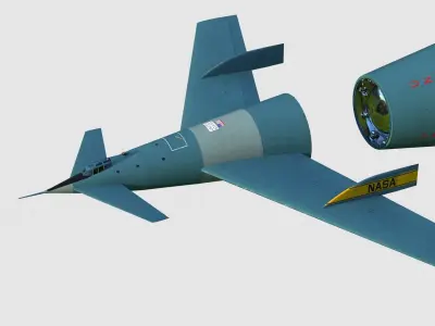 Von Braun Rocket ship 3D model