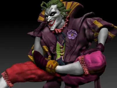Joker batman ninja 3D print model