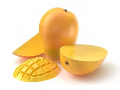 Fruits Collection 3D model
