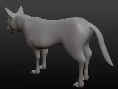 dog model 3D model