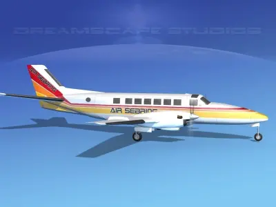 Beechcraft B99 Air Sebring 3D model
