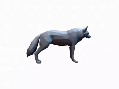 The Wolf Is A Powerful Intelligent Predator 3D model