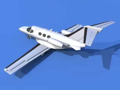 Cessna Citation Mustang private jet 3D model