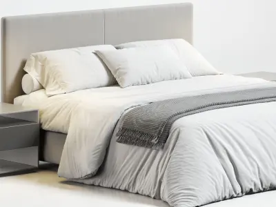 Flexform Oltre Bed 3D model