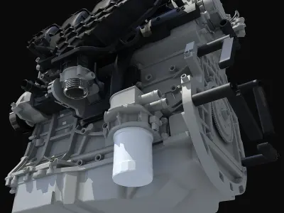 Dark Cover Escape Engine 3D model