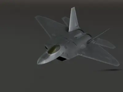 F-22 raptor - Photorealistic 3D model