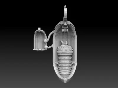 Rocket Knarr 3D print model