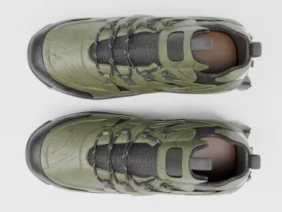 Trekking shoe V4 3D model