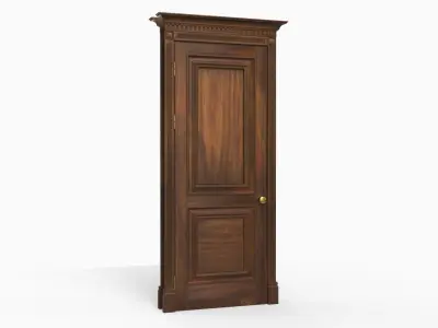 Classic Door 3D model 16