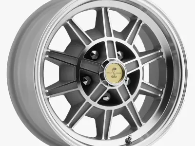Shelby GT7 10-Spoke Alloy Wheel 3D model