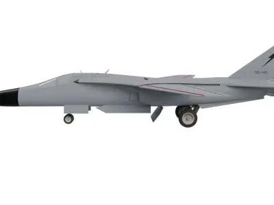 F-111 Aardvark strategic bomber 3D model